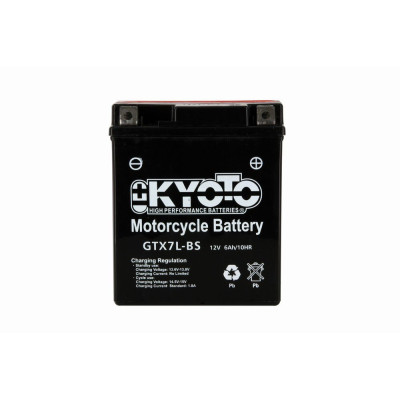 KYOTO - BATTERIA YTX7L-BS SENZA MANUTENZIONE CON PACCO ACIDO
