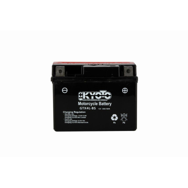 KYOTO -BATTERIA GTX4L-BS SENZA MANUTENZIONE CON PACCO ACIDO