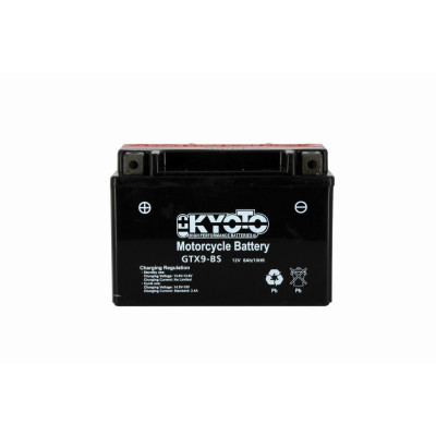 KYOTO - BATTERIA YTX9-BS SENZA MANUTENZIONE CON PACCO ACIDO