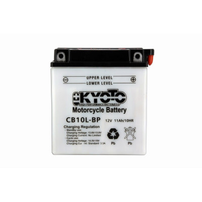 KYOTO - BATTERIA YB10L-BP CON MANUTENZIONE CON PACCO ACIDO