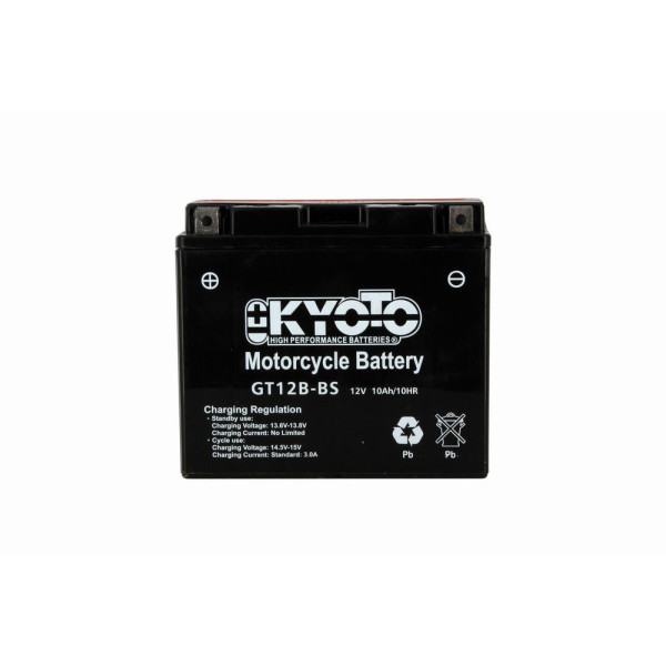 KYOTO - BATTERIA YT12B-BS SENZA MANUTENZIONE CON PACCO ACIDO