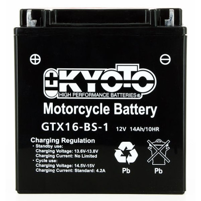 KYOTO - BATTERIA GTX16-BS-1 SENZA MANUTENZIONE CON PACCO ACIDO