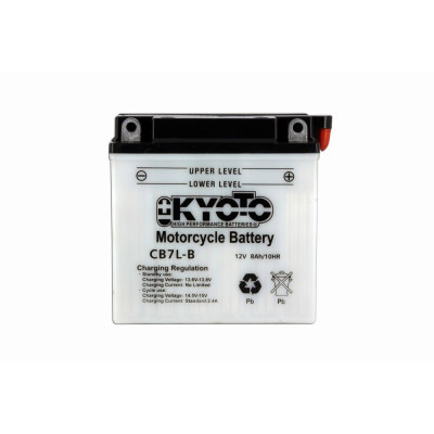 KYOTO - BATTERIA YB7L-B CON MANUTENZIONE CON PACCO ACIDO