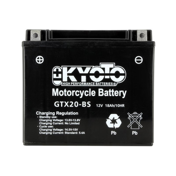 *********** KYOTO - BATTERIA GTX20-BS SENZA MANUTENZIONE CON PACCO ACIDO