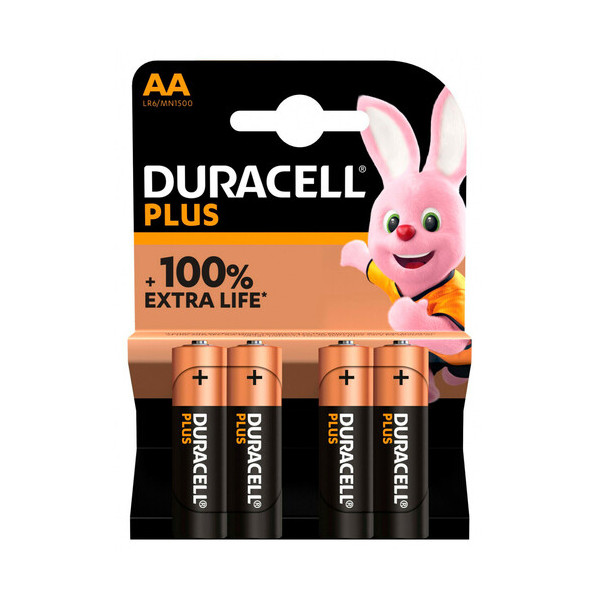 DURACELL PLUS 100 AA B4STILO ALKALINA