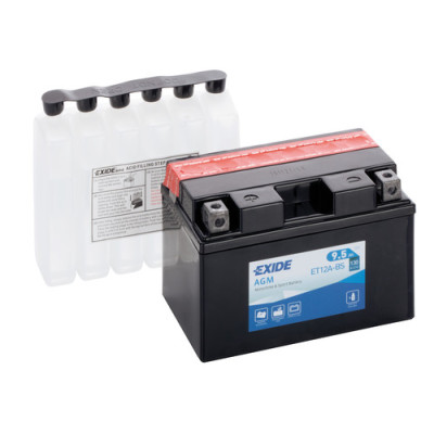 BATTERIA  9.5Ah 130A EXIDE MOTO AGM A CARICA SECCA