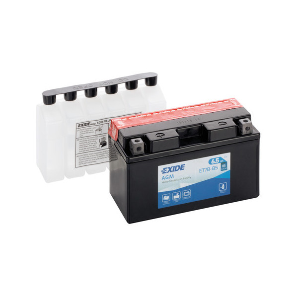 BATTERIA 6,5Ah 85A EXIDE MOTO AGM A CARICA SECCA