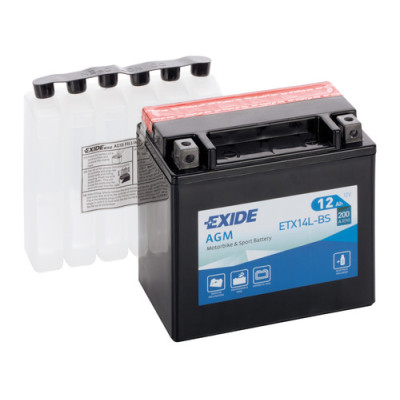 BATTERIA 12Ah 200A EXIDE MOTO AGM A CARICA SECCA