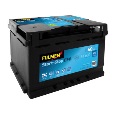 BATTERIA  60Ah  640A FULMEN EFB START & STOP