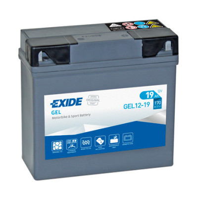 BATTERIA 19Ah 170A EXIDE MOTO GEL