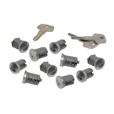 LUCCHETTO E CHIAVE UNIVERSALE 10 PZ