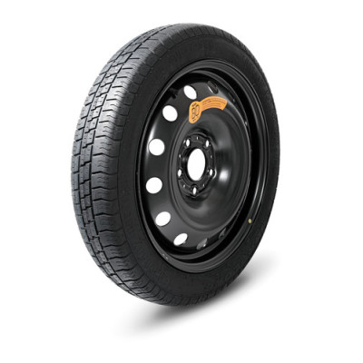 KIT RUOTINO 125-80 15 ACCIAIO CON CRIC E CHIAVE SVITARUOTE