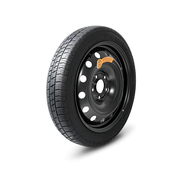 KIT RUOTINO 125-80 15 ACCIAIO CON CRIC E CHIAVE SVITARUOTE