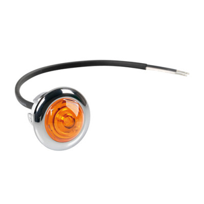 LUCE DA INCASSO AMBRA 12-24V  S-14 CROMATA