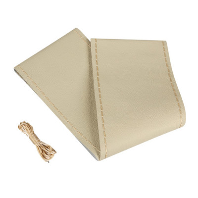 C-VOLANTE PELLE  PREMIUM  BEIGE 37-39CM CUCIT.BEIGE