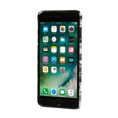 COVER STYLISH  IPHONE 7 PLUS 8 PLUS - GRIGIO CAMOUFLAGE