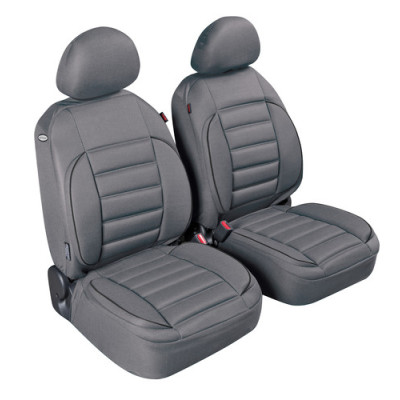 COPPIA COPRISEDILI ANTERIORI DELUXE  SPORT-EDITION  GRIGIO