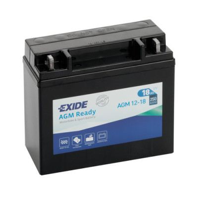 BATTERIA 18Ah 250A EXIDE MOT AGM READY