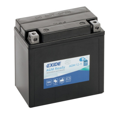 BATTERIA  9Ah 120A EXIDE MOTO AGM READY