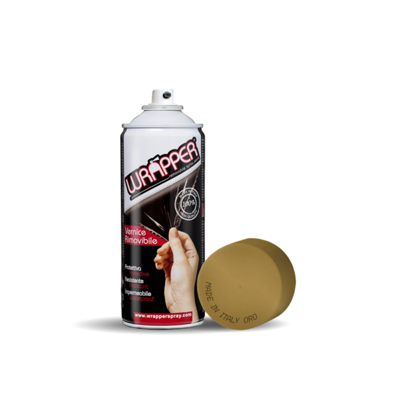WRAPPER ORO PELLICOLA SPRAY REMOVIBILE 400 ML  COLORE RAL 2902
