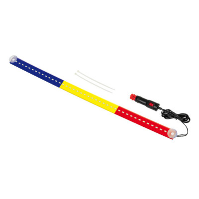 BANDIERA LUMINOSA ROMANIA 24V 60CM 42LED