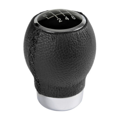 POMELLO  IKON  NERO CUCITURE NERE, CON 6 EMBLEMI INTERCAMBIABILI