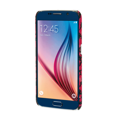 COVER  STYLISH  SAMSUNG GALAXY S6 ROSA CAMOUFLAGE