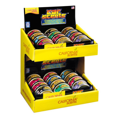 DISPLAY A 2 LIVELLI 24 CAR SCENTS (2X12) PROFUMI ASSORT.
