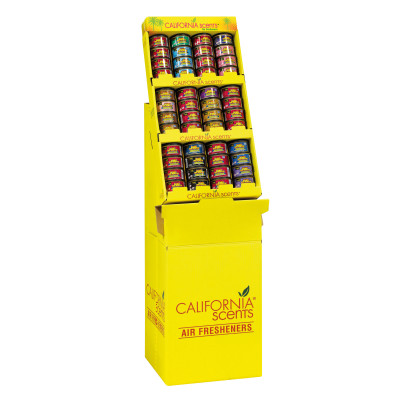 DISPLAY DA PAVIMENTO 48 CAR SCENTS PROFUMI ASSORTITI
